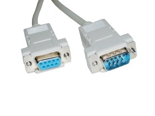 CABLE SERIE RS232 DB9-HEMBRA A DB9 MACHO 5 MTS